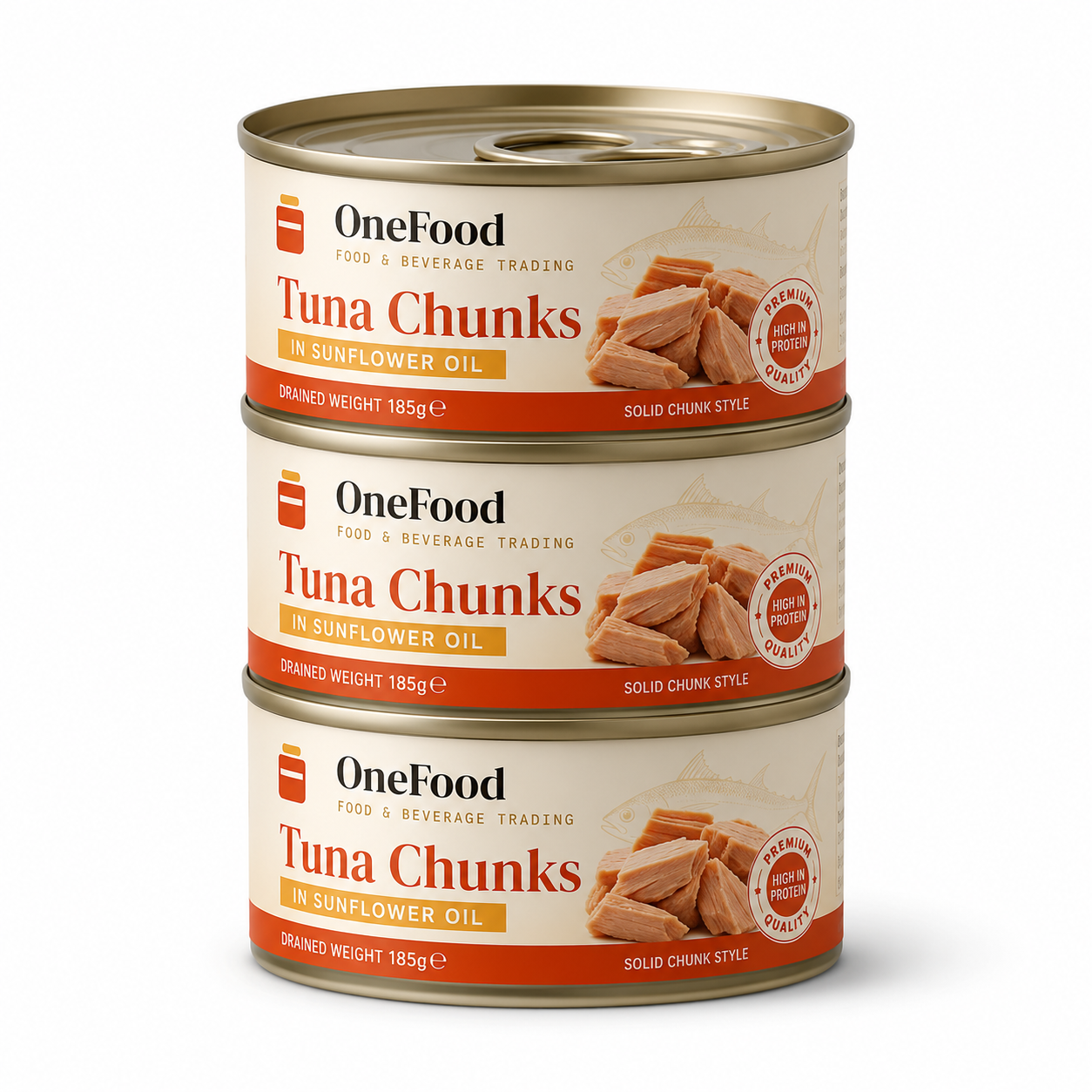 Canned Tuna Chunks 3pcs